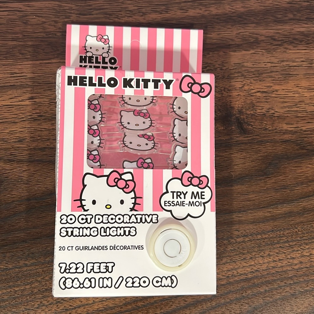 Hello Kitty 20 CT Decorative String Lights